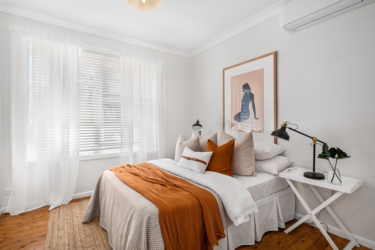 decorated bedroom 